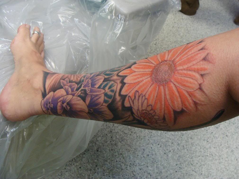 flower In Loving Memory Tattoo art designs for girls
