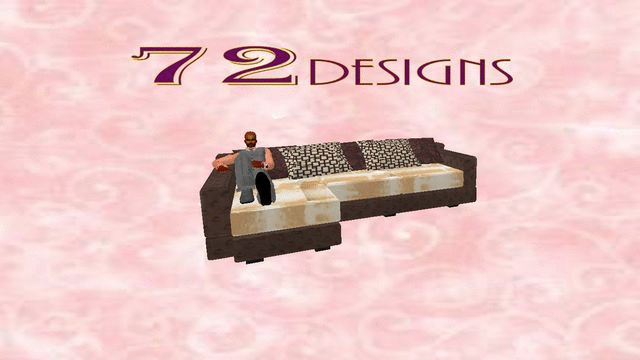 72 Modern Couch 6 poses