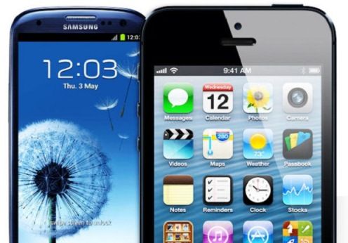 Galaxy S3 e iPhone 5: a disputa agora é entre os dois (Foto: Reprodução/Cnet)