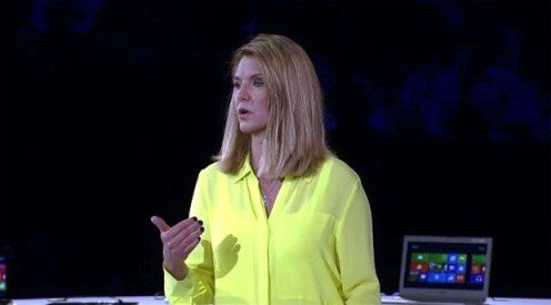Tami Reller confirmou o lançamento do Windows 8 para outubro (Foto: Reprodução)