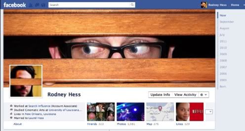 Criatividade na Timeline do Facebook. (Foto: Mashable)