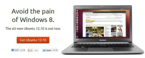 Ubuntu deu uma alfinetada no Windows 8 (Foto: Reprodução)