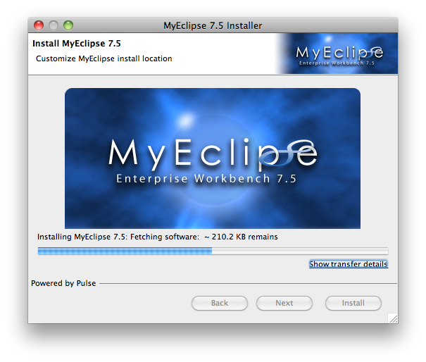 MyEclipse hangs during install