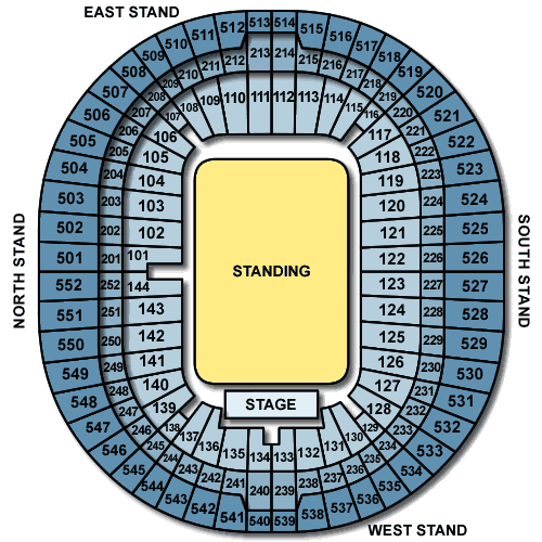 Keenan Stadium Seating Chart