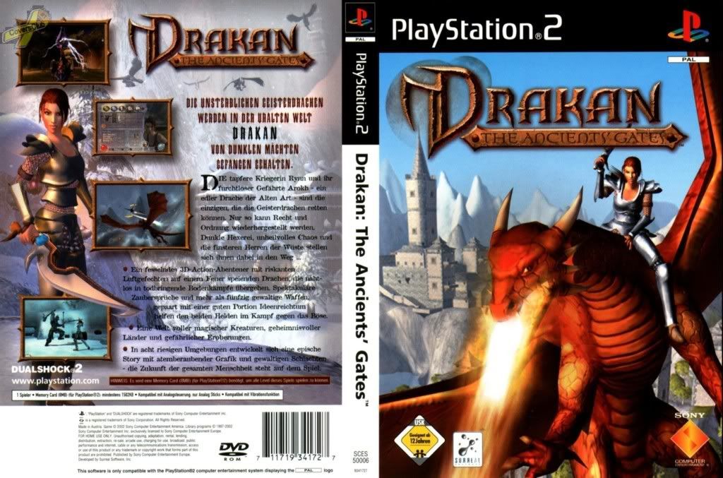 ... Roms, Playstation Isos, PSX Isos, N: Drakan: The Ancients Gates PAL