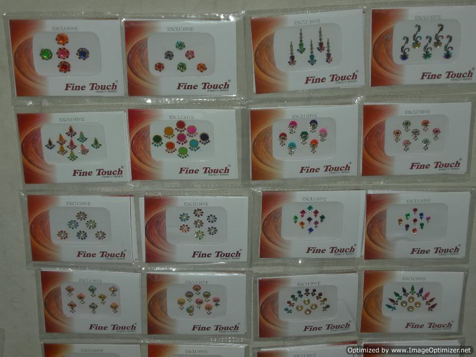 56 ASSORTED SHEET OF BINDI CRYSTAL BODY DOTS TATTOO. 1.Crystal Bindi