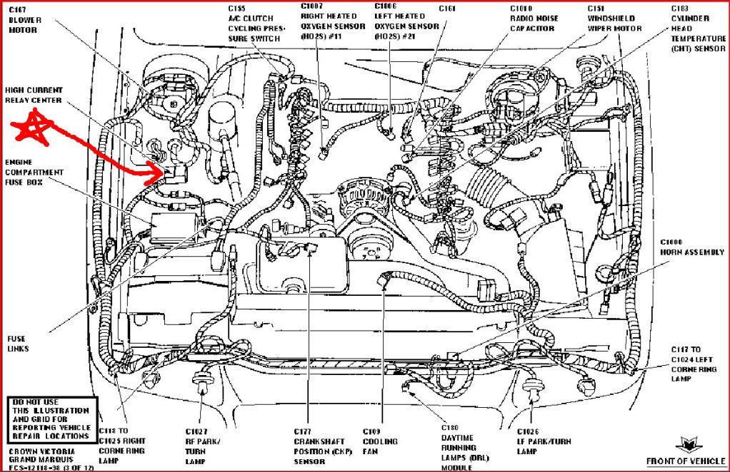 2000 Ford ranger starter relay location #8