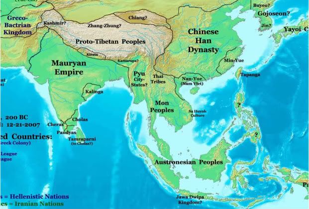 South asia 200BC