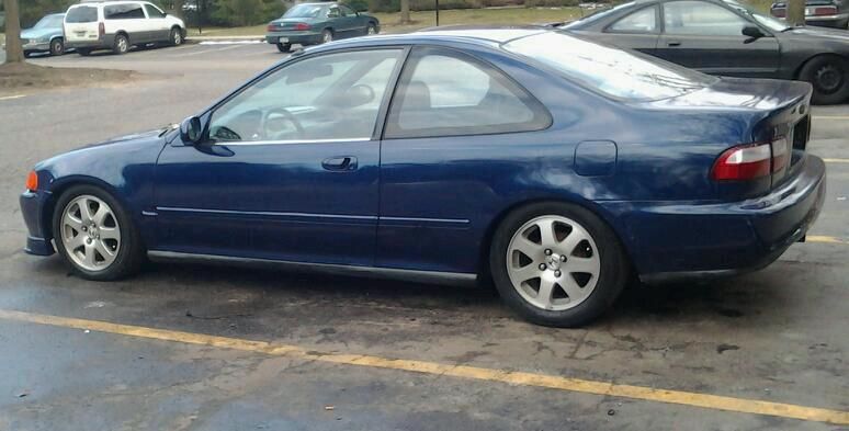 Midnight blue honda civic #5