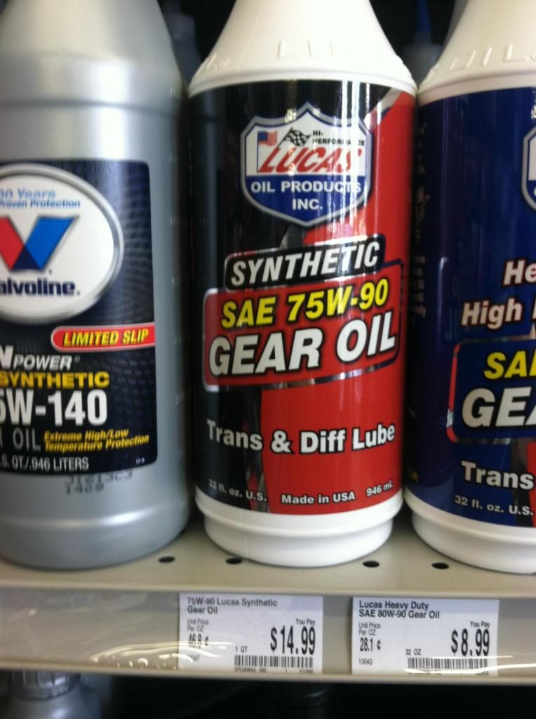 Lucas Oil SAE 75W90 Synthetic Transmission & Diff Gear Oil 5 Gallon Drums Toyota FJ Cruiser Forum