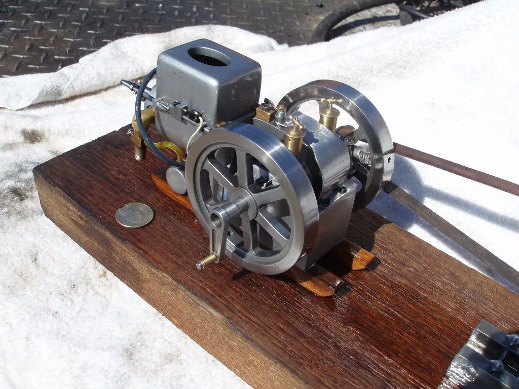 Model Hit and Miss Engine 1 1/8" bore 1 1/2" Stroke by H Depenbusch