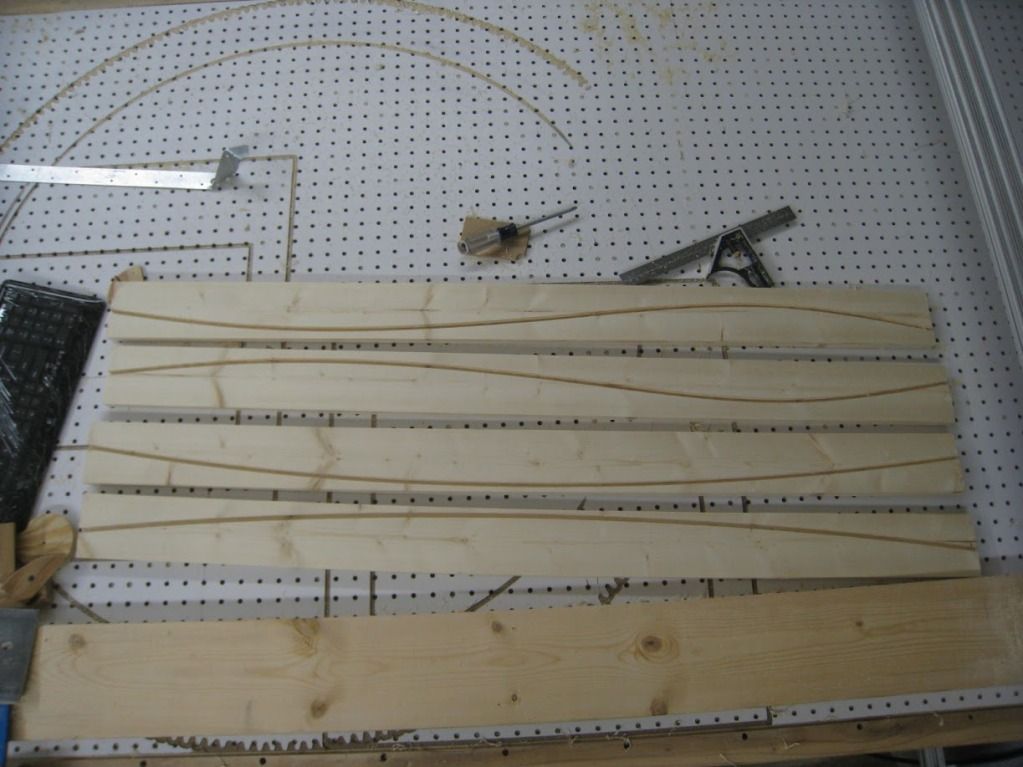 The completed boards