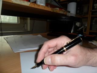 Writing callus ring finger