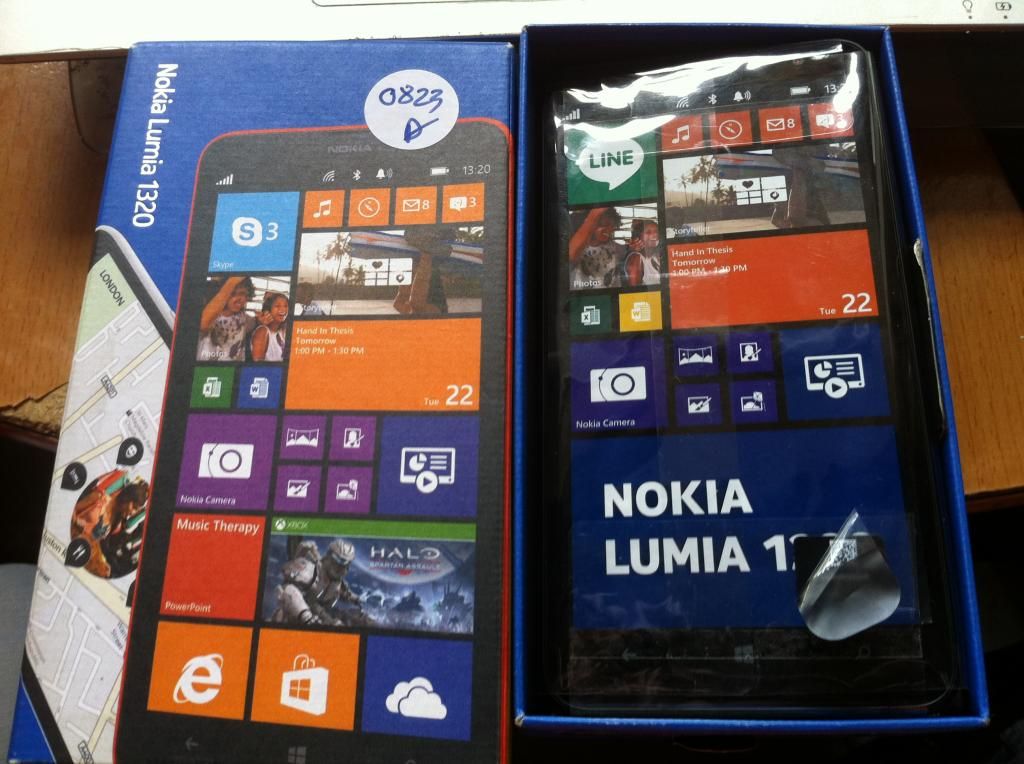 Nokia Lumuia 1320 màu đen New 100% mới mua hôm qua 23/9 bán gấp - 1