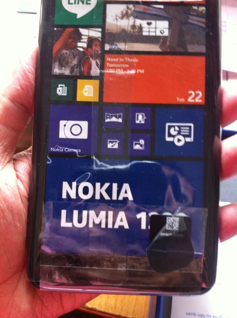 Nokia Lumuia 1320 màu đen New 100% mới mua hôm qua 23/9 bán gấp - 2