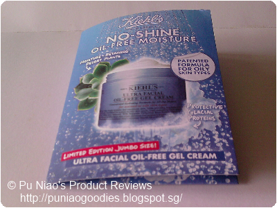 Kiehl's Ultra Facial Oil 1.2.3 sample kit