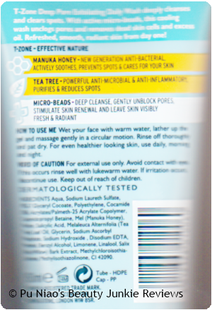 T-Zone Deep Pore Exfoliating Daily Wash