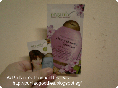 Organix Cherry Blossom Ginseng Shampoo & Moroccan Argan Oil