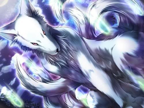 black anime wolf with wings. White Anime Wolf With Wings.