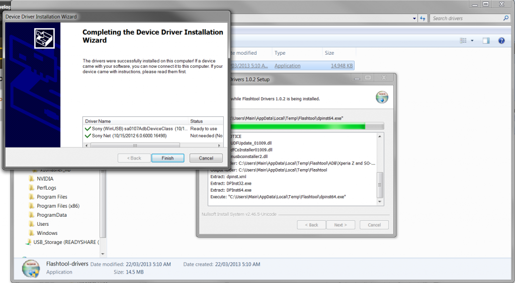 Picture 1: My PC was looking for the S1Boot Fastboot driver and the driver wasn't detected