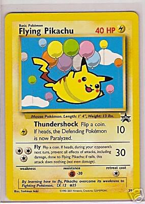 pikachu flying high