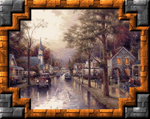 PINTURA VIVA-Lluvia en la ciudad