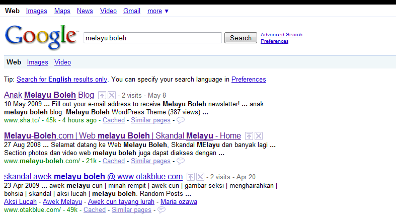 Melayu boleh mendominasi Google Melayu boleh mendominasi Google