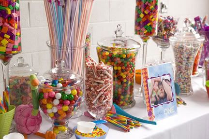 with the suggestions for candy buffet ideas. with the suggestions for