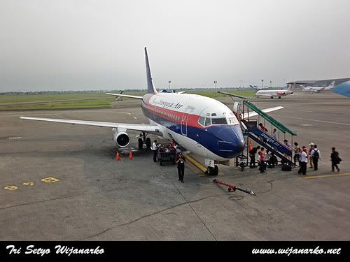 Sriwijaya Air Boeing 737-200 Jakarta-Lampung Sriwijaya Air Boeing 737-200 Jakarta-Lampung