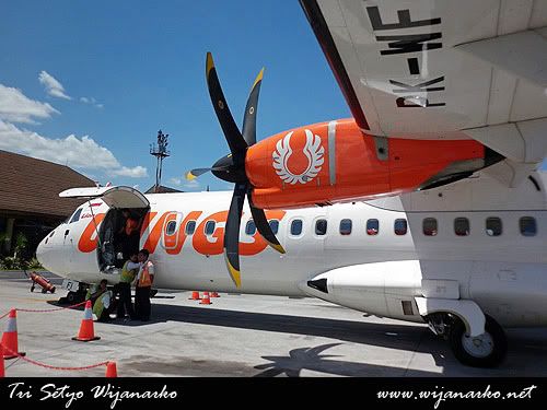 Wings Air ATR 72-500 Surabaya-Yogyakarta Wings Air ATR 72-500 Surabaya-Yogyakarta