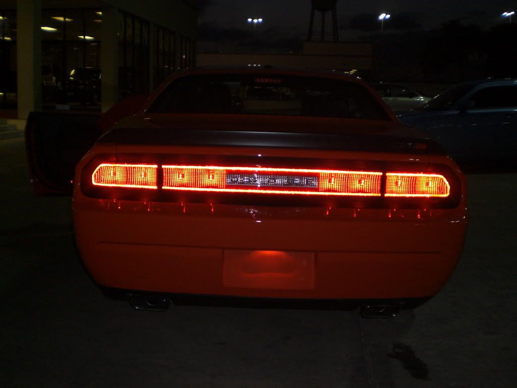 I totally love the tail lights on the Dodge Challenger. Dodge