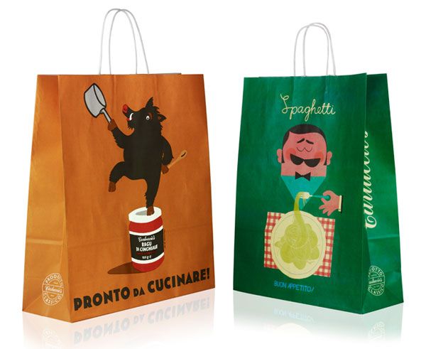 Carluccio's Carrier Bag by Irving & Co