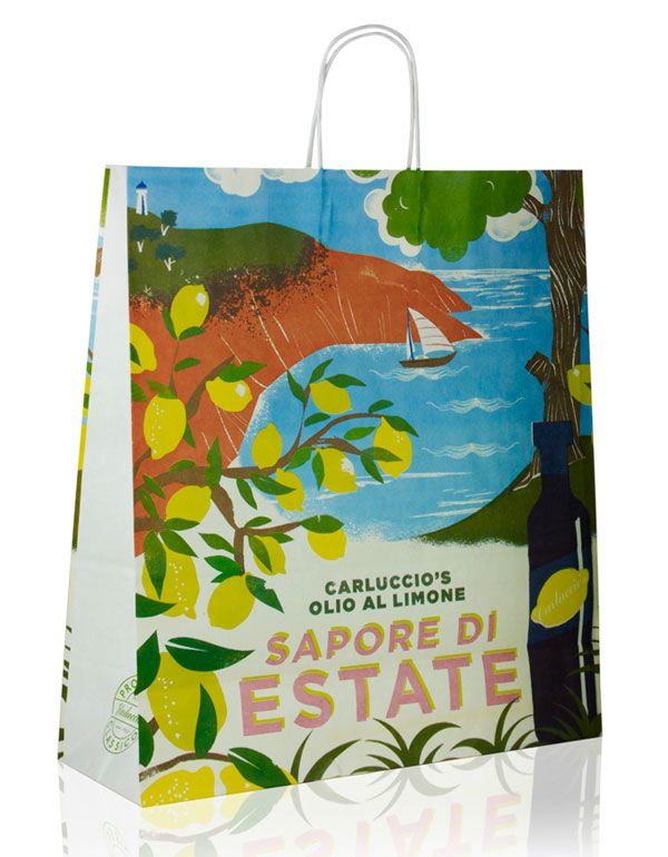 Carluccio's Carrier Bag by Irving & Co