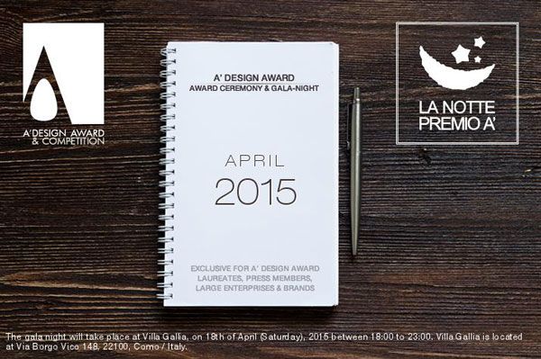 A' Design Awards 2015 - International Call for Entries
