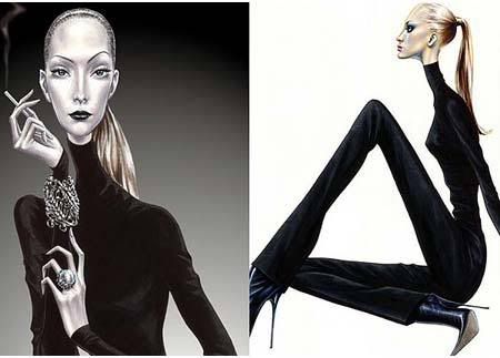 Fashion illustrator Arturo Elena