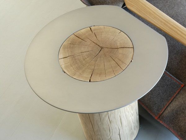 malafor oak stump table