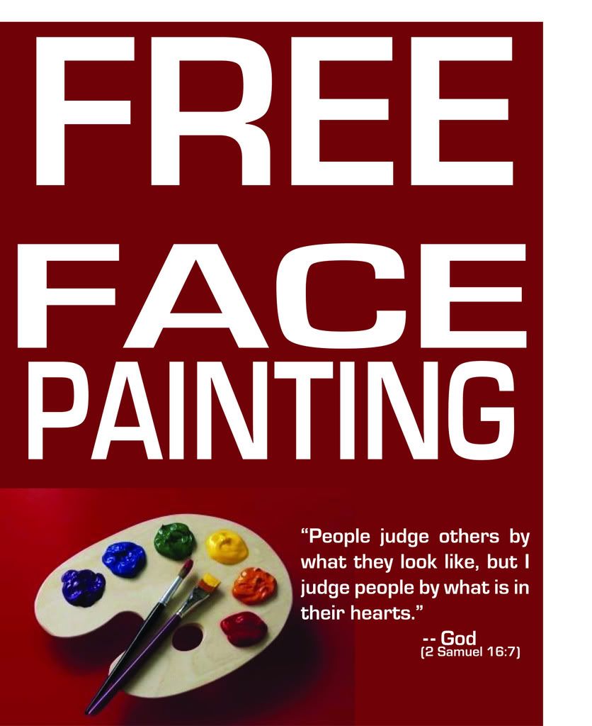 Free Face Painting Poster Photo by Photobucket