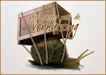 Veel succes met de verhuizing Veel succes met de verhuizing