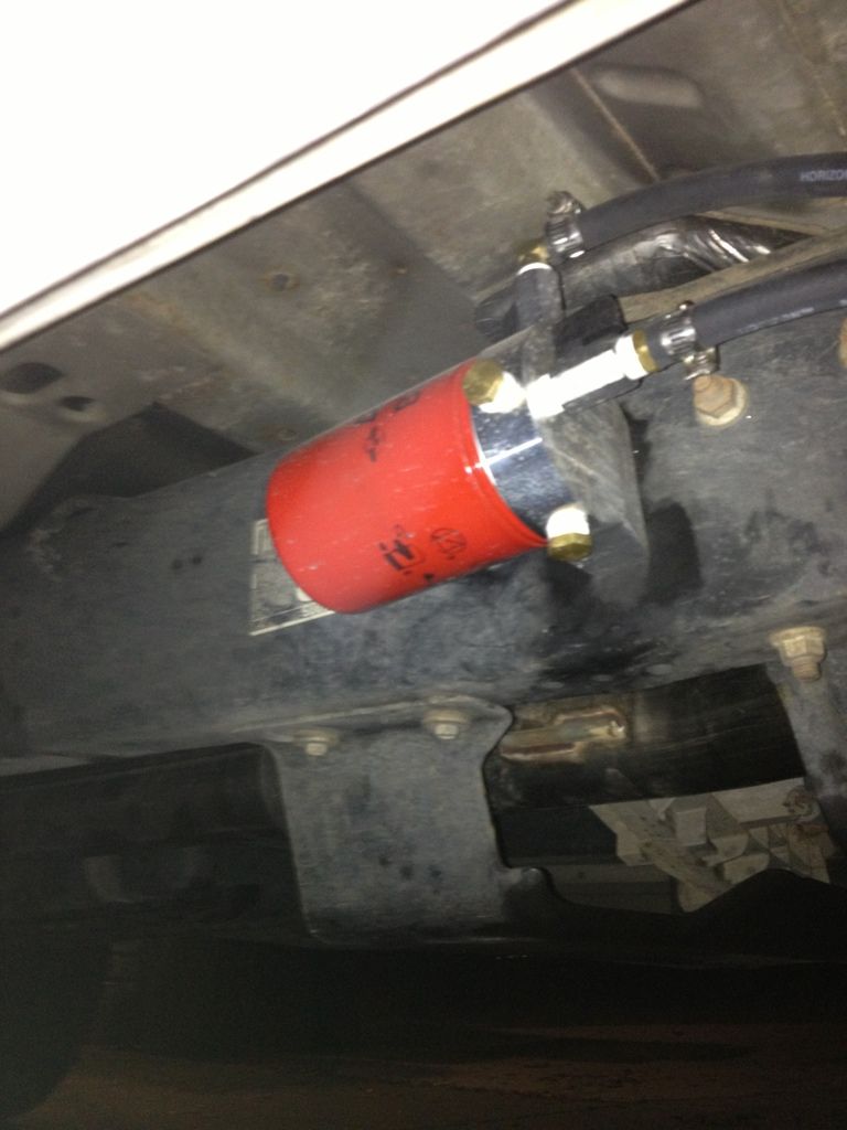 coolant filter install pics Ford Power Stroke Nation