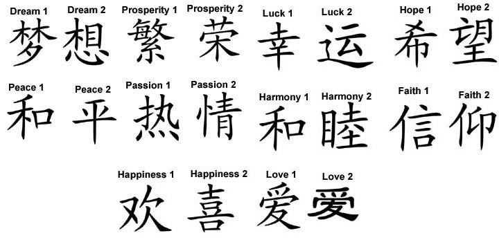 Chinese Symbol Wedding Address Labels