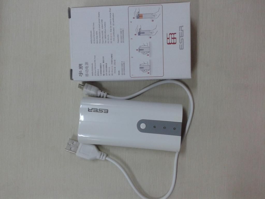 Pin dự phòng ESER dùng cho iPad/ MID, GPS/Mp4, iPod/ Mp3, iPhone/ Smart phone, Camera