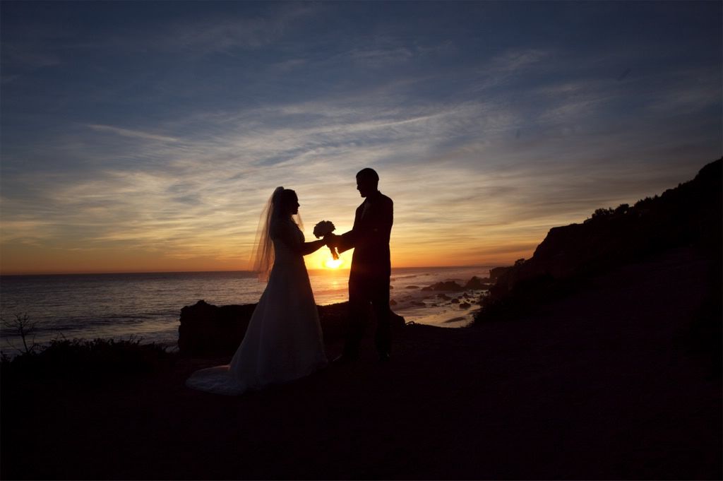 sunset bride and groom Pictures, Images and Photos