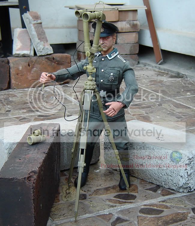 1/6 Desert　fox RONMEL German Commander Desert Fox Erwin Rommel 1:6 Binoculars Periscope