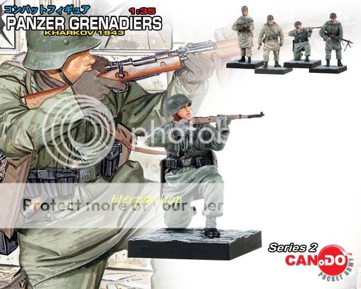 Dragon 135 #17 Panzer Grenadiers WWII Deutsche Figuren CD_17