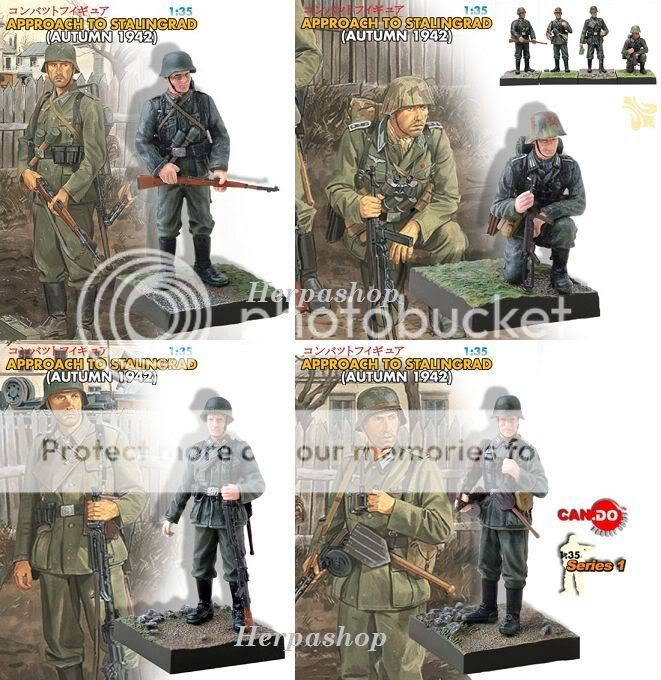 The Series 1 Approach to Stalingrad Autumn 1942 has 4 models in total