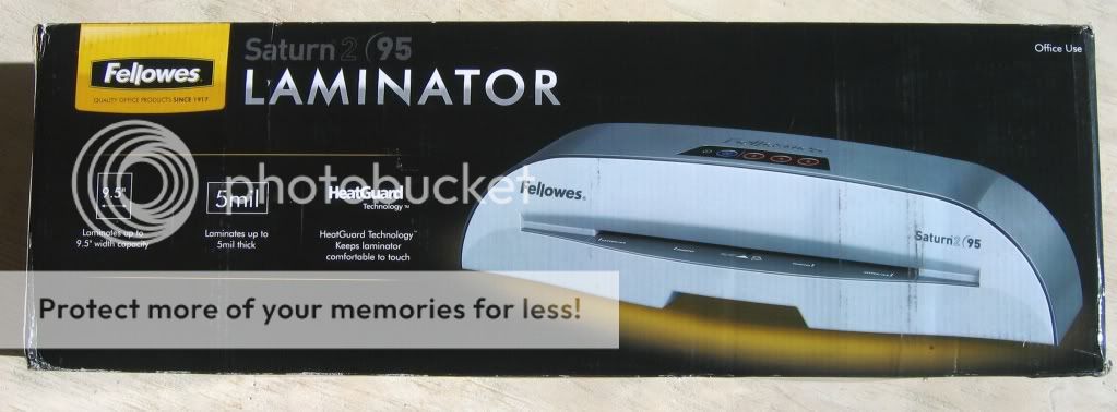   Fellowes SATURN 2 95 Thermal & Cold 9.5 Laminator Photo Capable 5 MIL