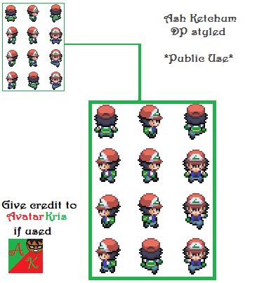 [PokeCommunity.com] DP styled OW Sprites  *Anime Characters for public use*