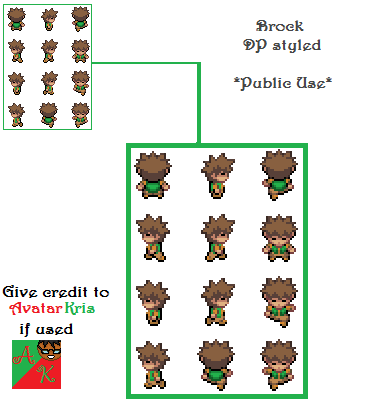 [PokeCommunity.com] DP styled OW Sprites  *Anime Characters for public use*