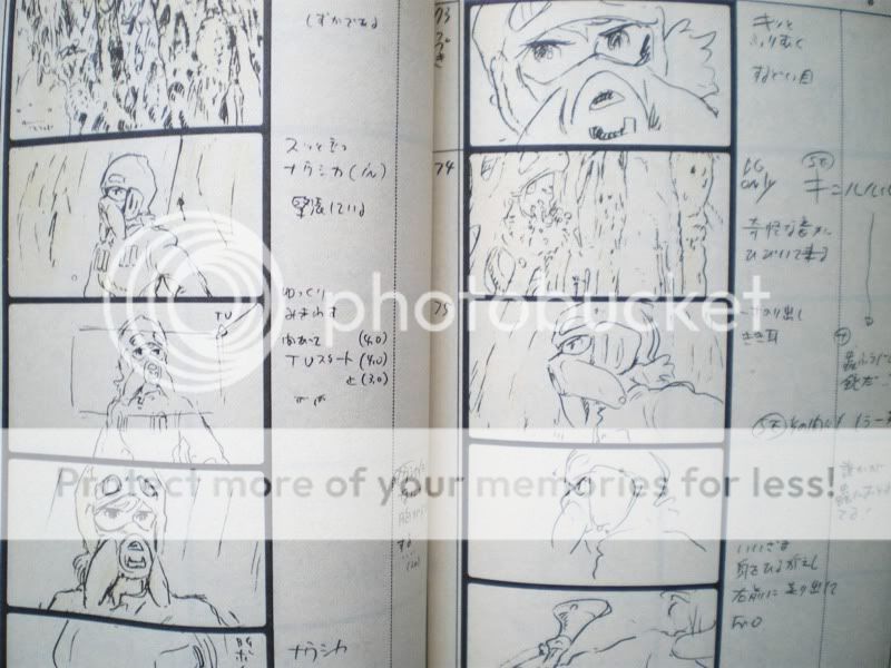   Nausicaa of the Valley of the Wind Storyboard 2Books Set ABCD  