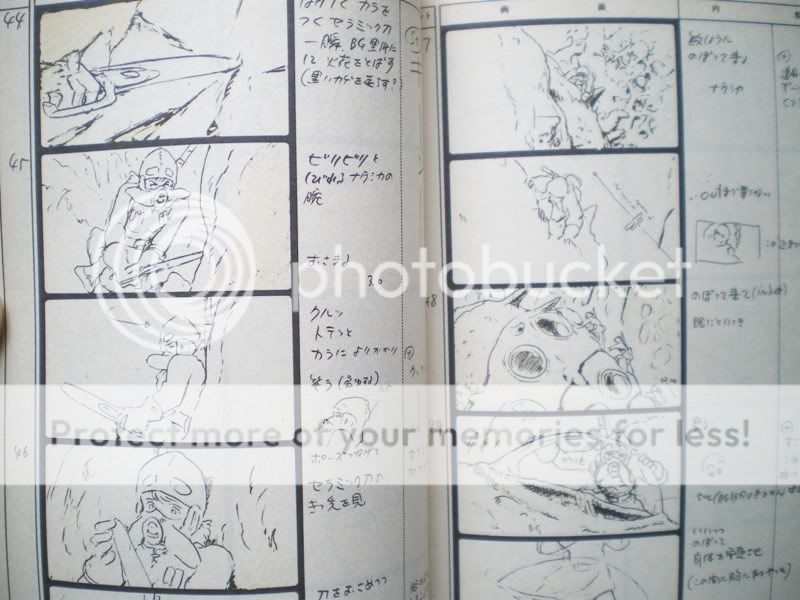   Nausicaa of the Valley of the Wind Storyboard 2Books Set ABCD  